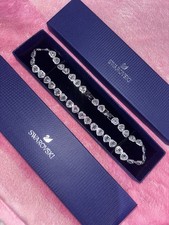 SWAROVSKI ARIANA GRANDE Sparkling Heart Tennis Necklace, Silver Boxed Gift!