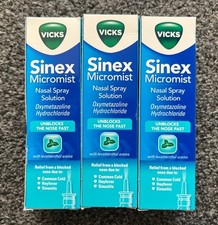 3 x Vicks Sinex Micromist