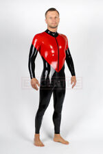 Men's Two Colors Latex Rubber Catsuit Easy-On (Chlorinated)