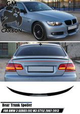 BMW E92 3 Series Saloon 2007-2013 Rear Boot Trunk Spoiler Small Lip Gloss Black