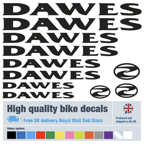 Dawes bike decals with - bike,