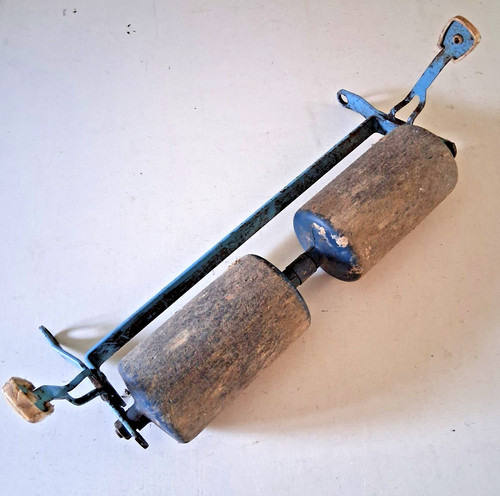 Vintage wooden lawnmower - vintage,
