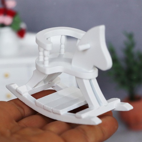 Dollhouse white wooden - dollhouse,