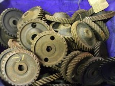 AUSTIN 7 SEVEN COIL IGN. ENGINE CAMSHAFT GEAR 1928/39, with minus one marking.