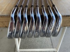 MacGregor Tourney VIP V-Foil Irons 3-Pw Stiff Steel Shafts Good Condition