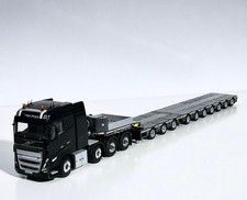 Volvo FH5 globetrotter 8x4+broshuis low loader 10 axle  WSI truck models 1:50