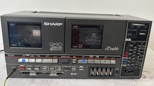 Sharp qt90e radio twin - 80's,