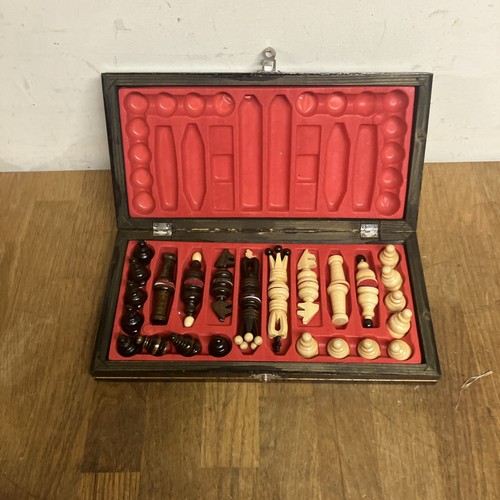 Royal wooden chess set - wooden, with