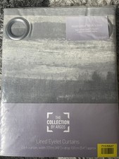 Argos grey watercolour stripe - grey,