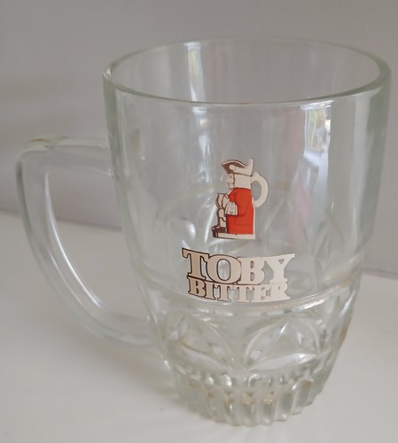 Toby bitter pint glass tankard - toby,