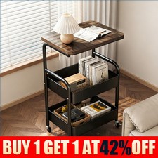 3-Tier Metal Rolling Cart with