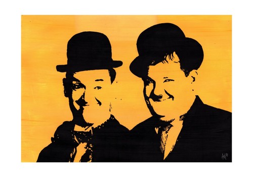 Laurel and hardy - hardy, print