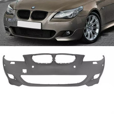 BMW 5 SERIES E60 E61 M SPORT MTECH STYLE LOOK FRONT BUMPER SKIN ONLY UK 24MM