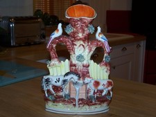 Antique Staffordshire Pottery Figure,  The Good Companions, Lovely Detail.