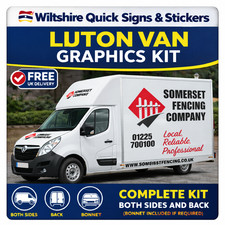 Luton Van Sign Writing Kit UK