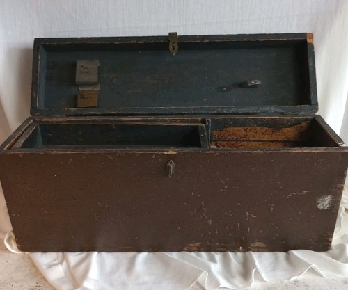 Antique wooden tool - tool, box