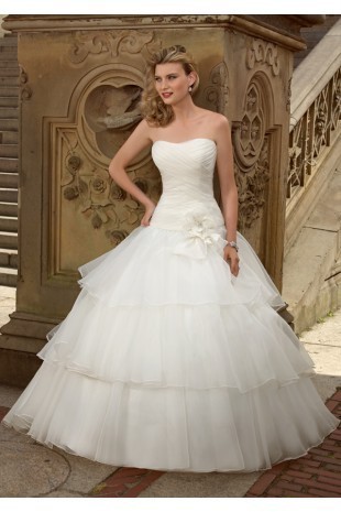 Mori lee ivory organza wedding - mori,