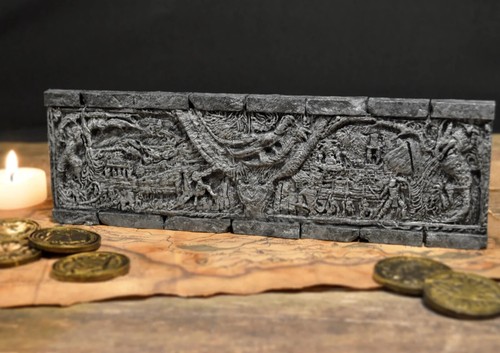 Skyrim alduin wall sculpture - skyrim,