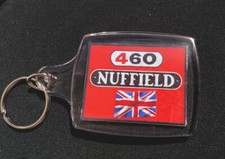 Nuffield 460 Tractor Badge Key ring/Bag Tag. High Quality Acrylic.