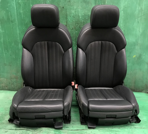 Audi front seats leather - a6,