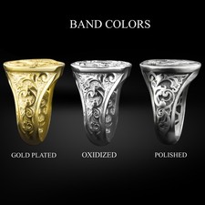 Snake and Anchor Men Signet