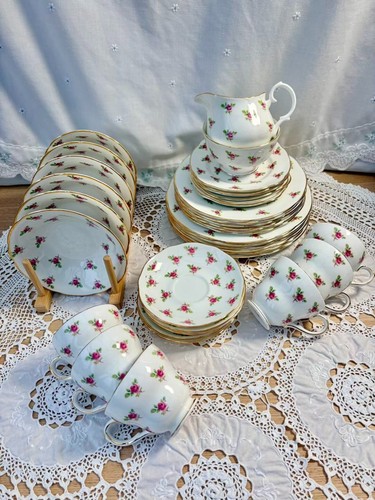 Vintage duchess rosebud bone - vintage,