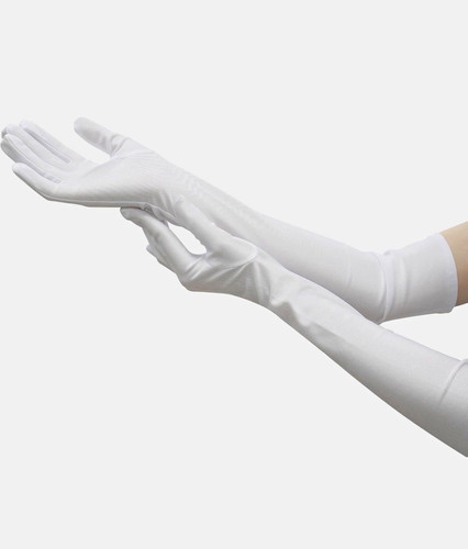 Elegant white satin - elegant,