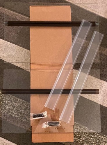 Hinged glass canopy - hinged,