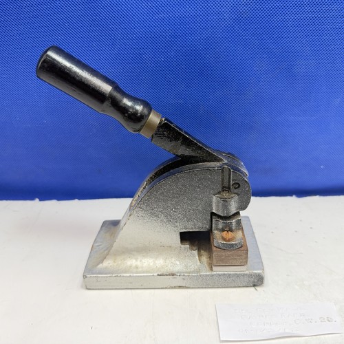 Embossing press stamp with - stamp,