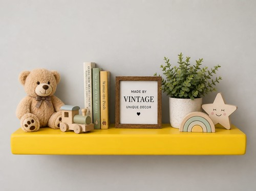 Chunky solid floating yellow - chunky,