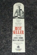 Rare BEST SELLER Movie 1988 Promo BOOKMARK Book Mark Brian Dennehy James Woods 