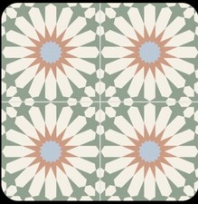 4 X ALHAMBRA Encaustic TILES 33.15cm