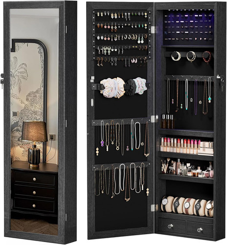 Jewelry armoire cabinet - cabinet, with