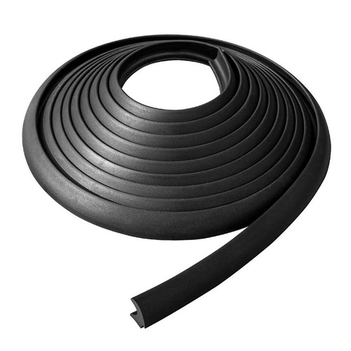 Black 30ft epdm rubber seal - black,