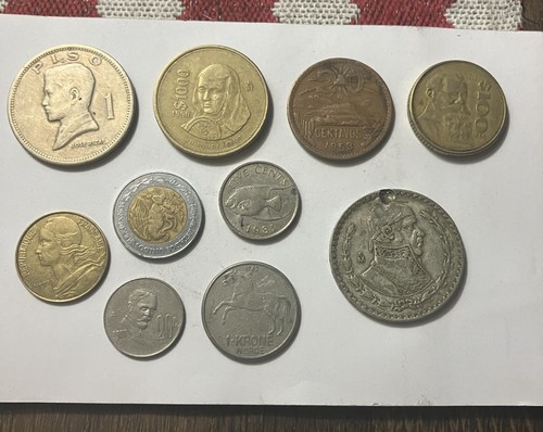 Old foreign coins lot - old, coins,
