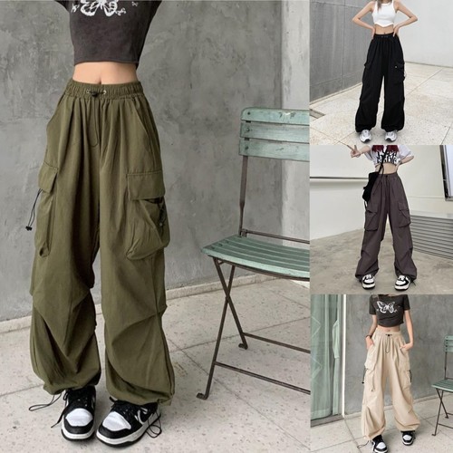 Y2k streetwear cargo pants - y2k,