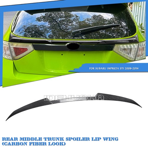 Car rear trunk middle - trunk, spoiler