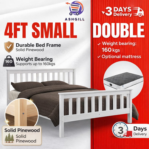 4ft small double - small, solid
