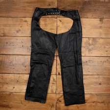 Leather Rider Chaps Trousers