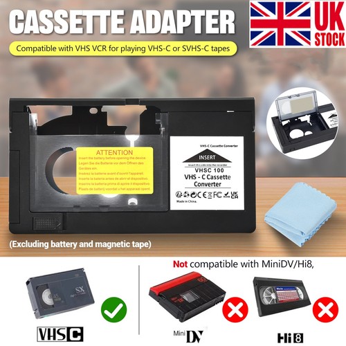 Vhs vhsc tape - to, converter