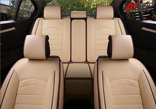 Deluxe beige leather - beige, full