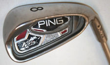 Ping K15 8 iron with Ping AWT regular flex steel shaft - black dot