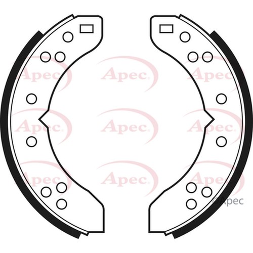 Brake shoes set for triumph - brake,