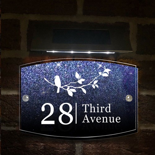 Personalised house number - house,