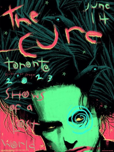 The cure concert poster - poster, canada