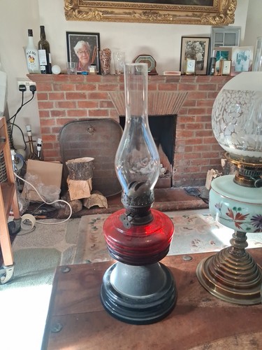 Antique victorian brass oil - antique,