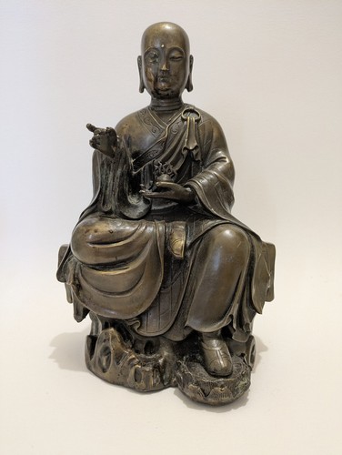 Antique vintage bronze - bronze, buddha