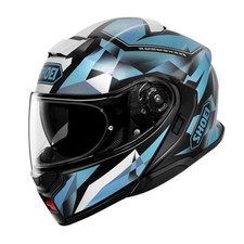 Shoei Neotec 3 Flip Up Motorcycle Helmet Shoei Fragments TC-2 Blu Helmet QP