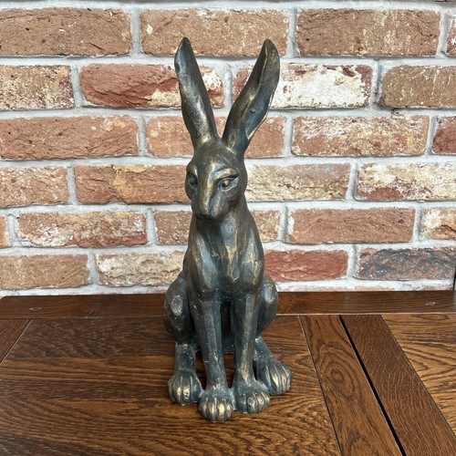 Unique bronze effect hare - bronze,