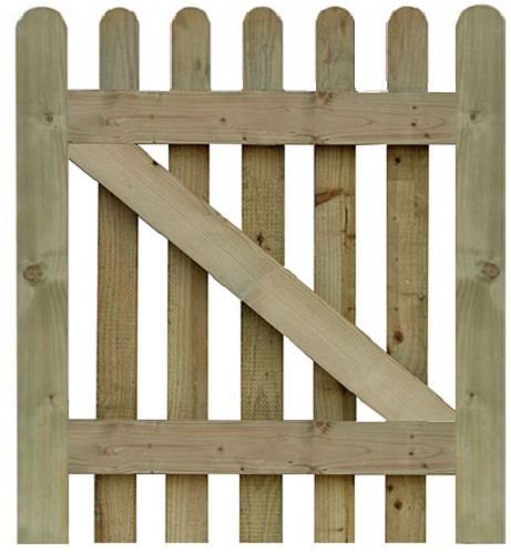 Garden cottage picket - picket, gate